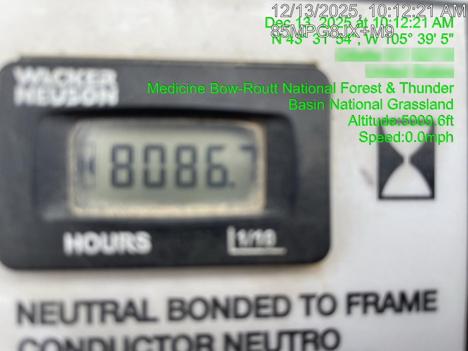 2018 Wacker Neuson LTV6L-MH Wacker Neuson LTV6L Mobile Light Tower w/Fuel Level Sensor Installed