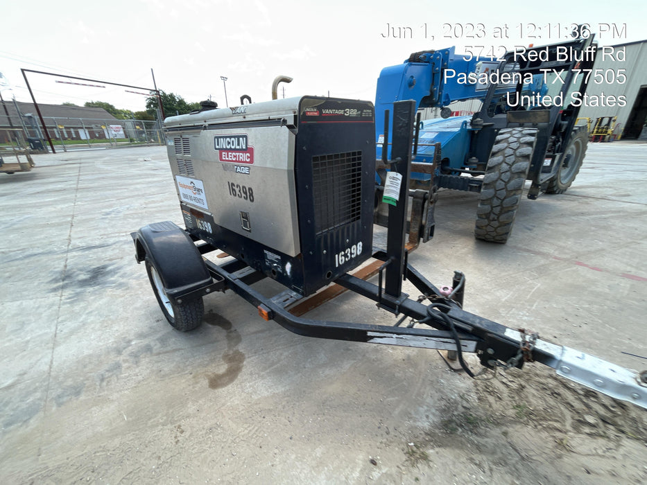 2022 Lincoln Electric Vantage 549X Crosslink Technology, Trailer Mounted, ES Decals, T3