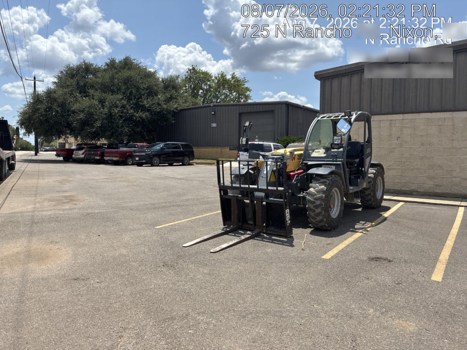 2018 Wacker Neuson TH627 Wacker Neuson TH627 Telehandler w/Canopy, Solid Tires, 48" Carriage and Forks