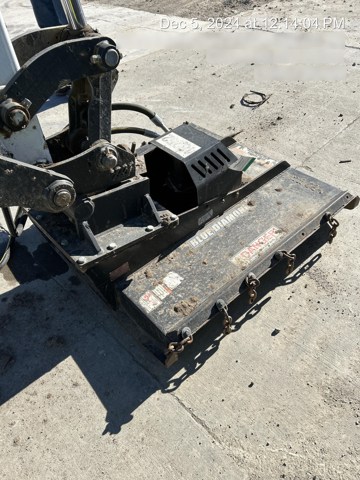 2019 BLUE DIAMOND 42" Brush Cutter, Mini Excavator