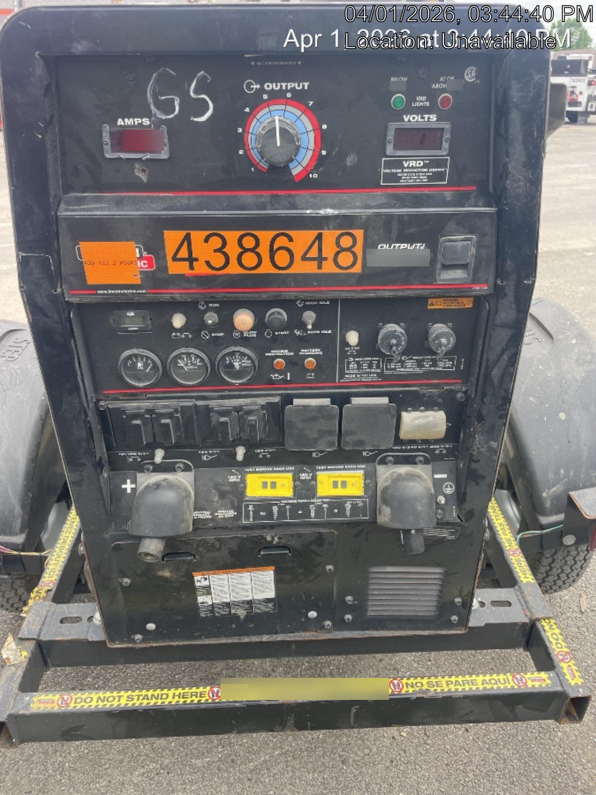 2024 Lincoln Electric LE400 Kubota V1505, Trlr, Cable Rack, Light Kit, ES Decals, T3