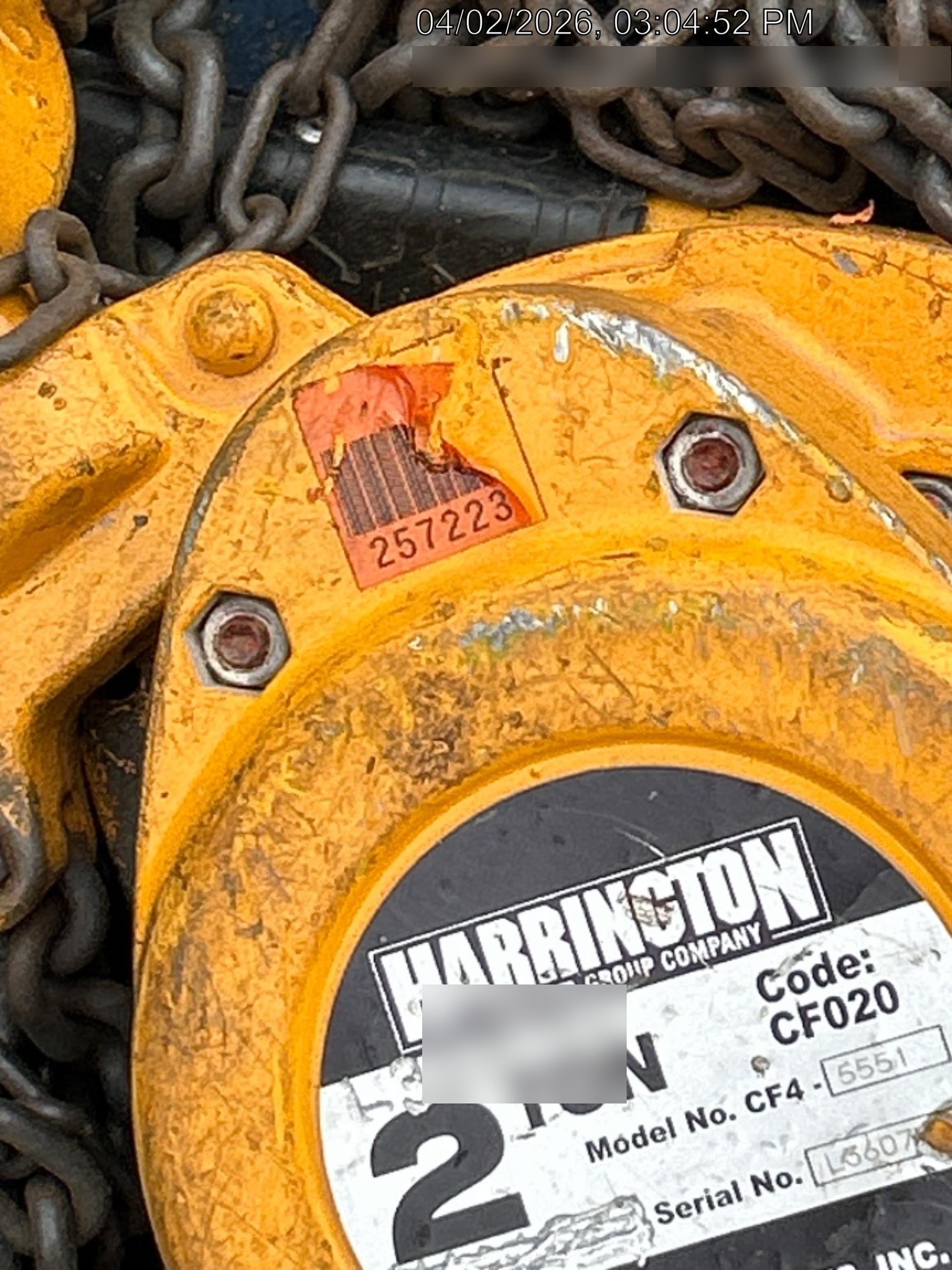 2022 HARRINGTON CF020-20