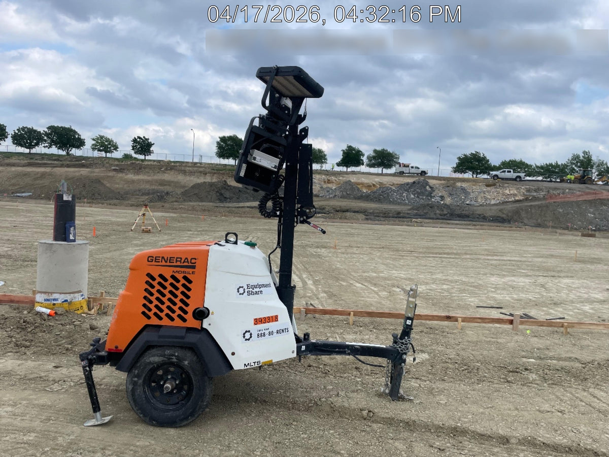 2024 Generac MLT2 Diesel, Flex Switch 120V Input, Powerzone Controller, 
(4) 320W LED Lights, 4kW Generator, 39.9 Gal Fuel Tank, 2" Ball, T3