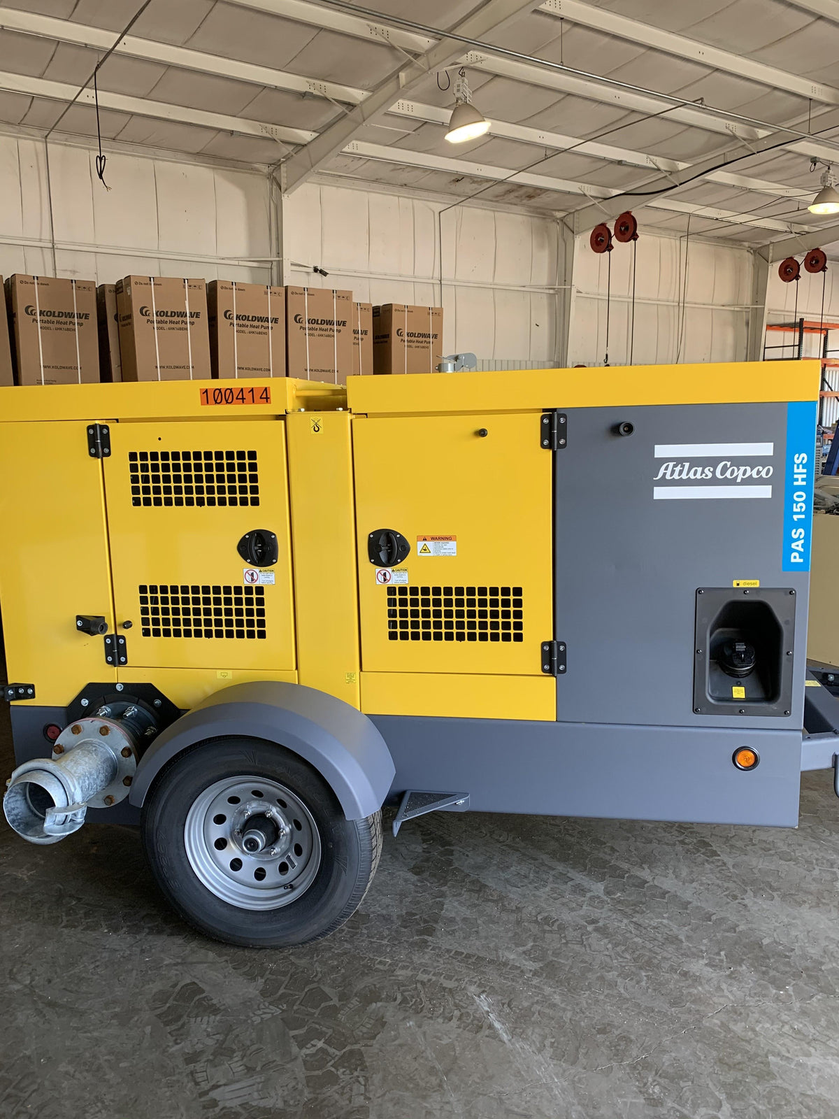 2020 ATLAS COPCO PAS 150 HF CS Enclosed