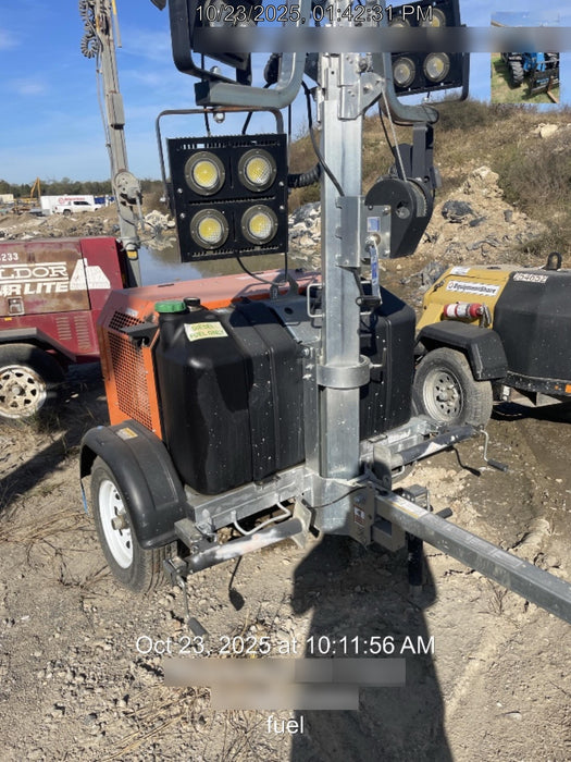 2024 Wanco WLTT-4MM4K Diesel, Deep Sea Controller, Shore Power Plug, Auto Start, (4) 350W LED Floodlights, 4kW Generator, 60 Gal Fuel Tank, 2" Ball, T3