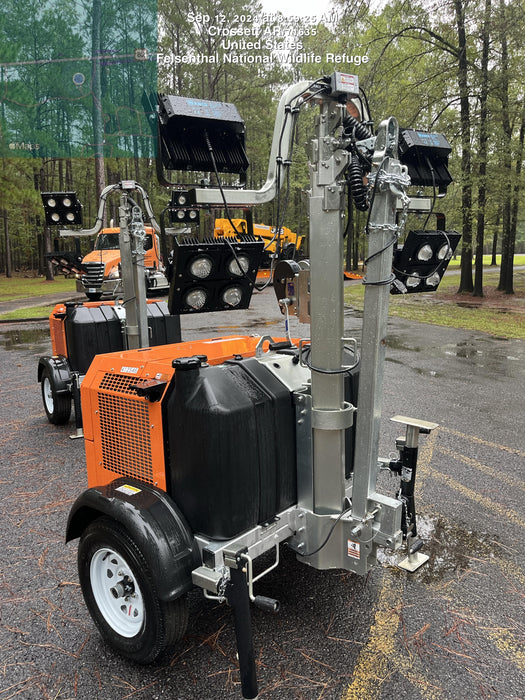 2024 Wanco WLTT-4MM4K Diesel, Deep Sea Controller, Shore Power Plug, Auto Start, (4) 350W LED Floodlights, 4kW Generator, 60 Gal Fuel Tank, 2" Ball, T3