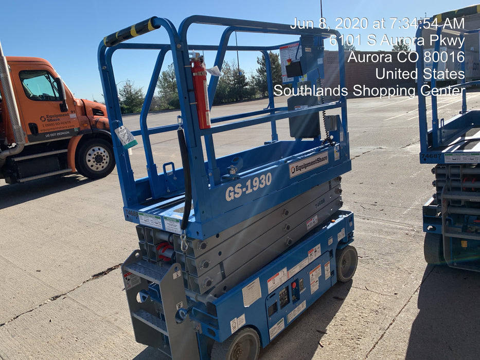 2020 Genie GS-1930 Fixed rails with chain entry gate - Pre A92.20