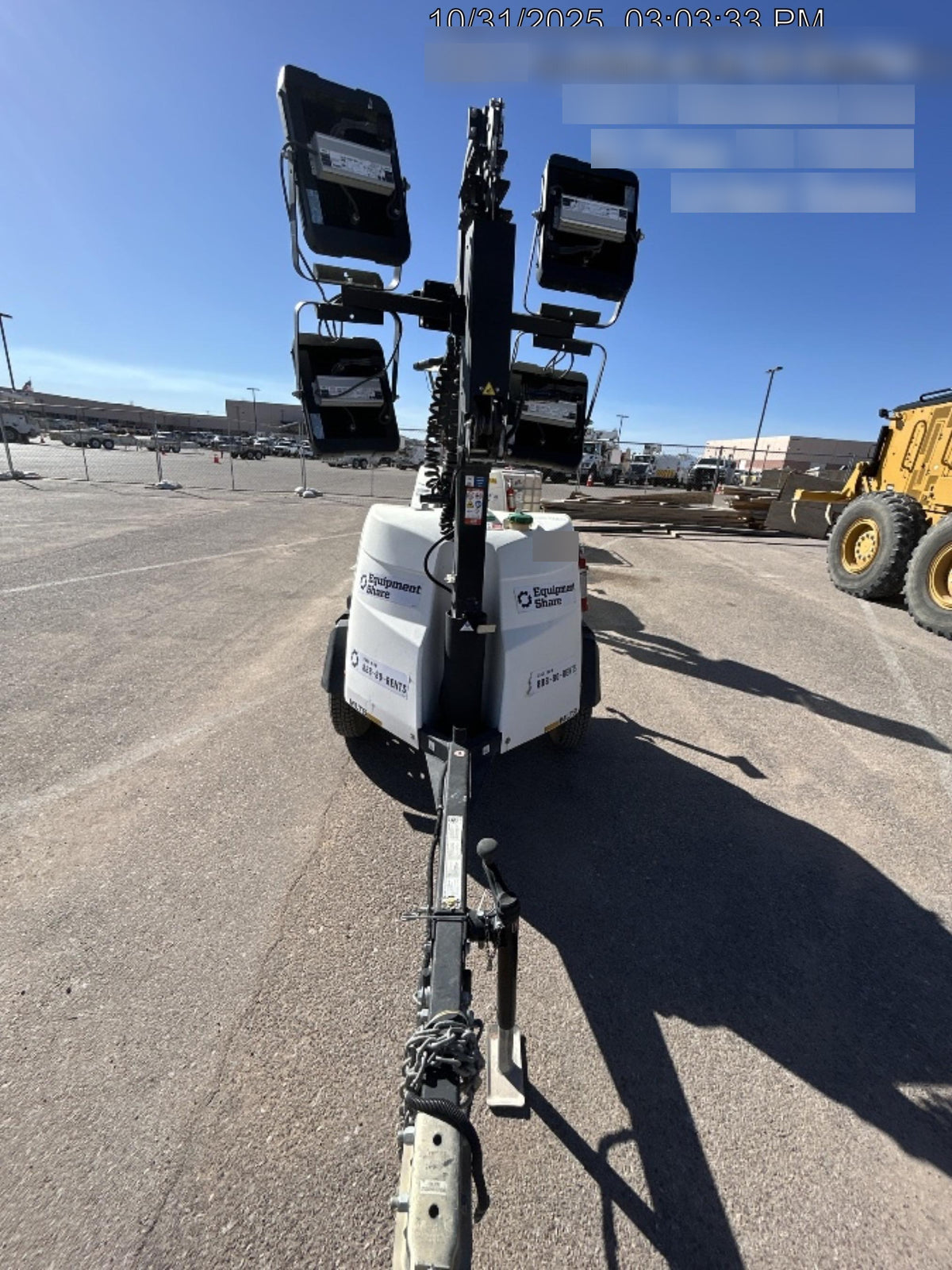 2024 Generac MLT2 Diesel, Flex Switch 120V Input, Powerzone Controller, 
(4) 320W LED Lights, 4kW Generator, 39.9 Gal Fuel Tank, 2" Ball, T3