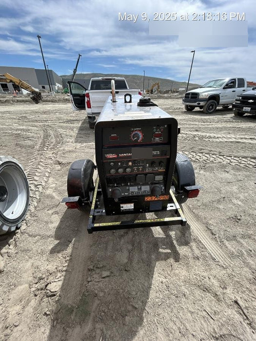 2022 Lincoln Electric Vantage 322 Trlr Mounted, Cable Rack, Light Kit