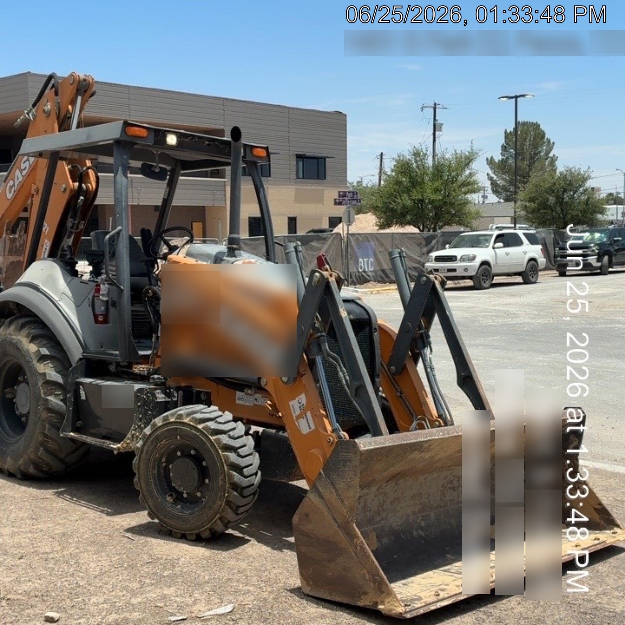 2019 Case 580N EP Canopy, 4WD, GP Front Bucket, Standard Stick, 1 Way Aux Hydraulics, ISO Controls