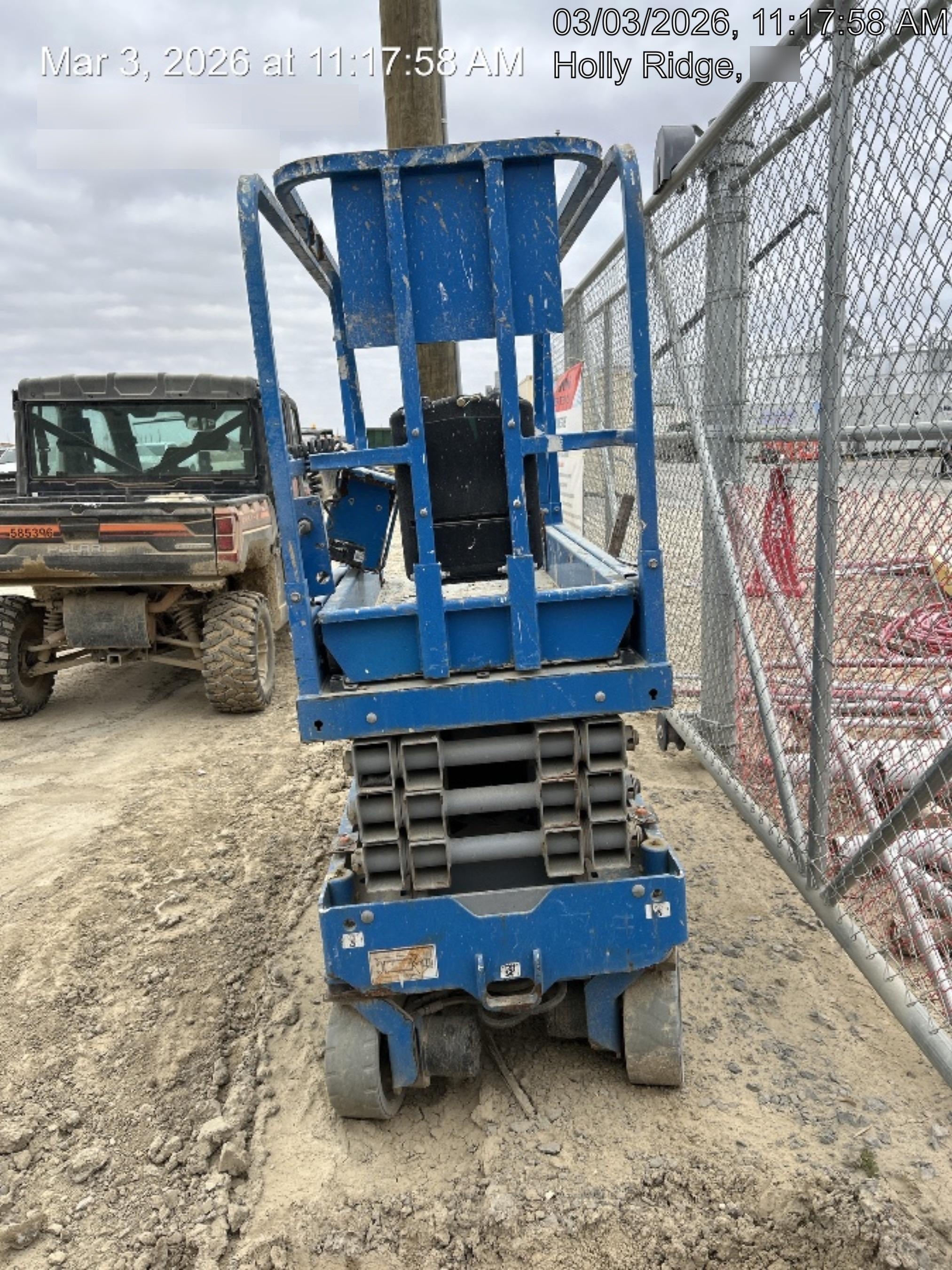 2019 Genie GS-1930 Fixed Rails with Chain Entry