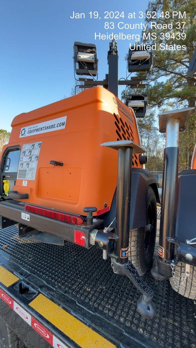 2023 Generac MLT2 Diesel, Flex Switch 120V Input, Powerzone Controller, (4) 320W LED Lights, 4kW Generator, 39.9 Gal Fuel Tank, 2" Ball, T3