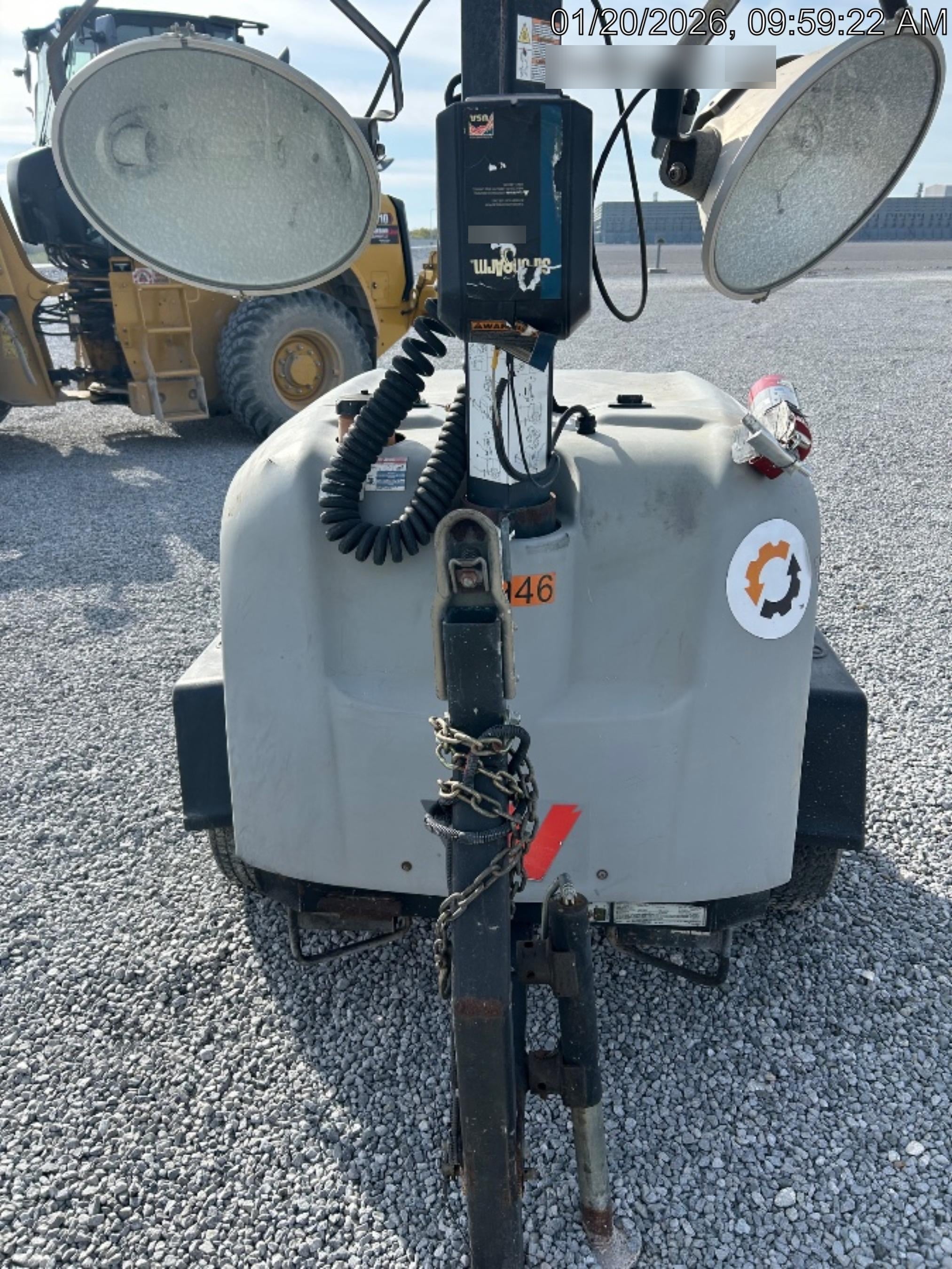 2019 Wacker Neuson LTV6K-MH Power mast, 1100W MH, Fuel Sensors, Wiring Harness