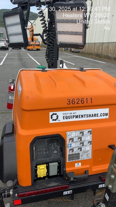 2023 Generac MLT2 Diesel, Flex Switch 120V Input, Powerzone Controller, 
(4) 320W LED Lights, 4kW Generator, 39.9 Gal Fuel Tank, 2" Ball, T3