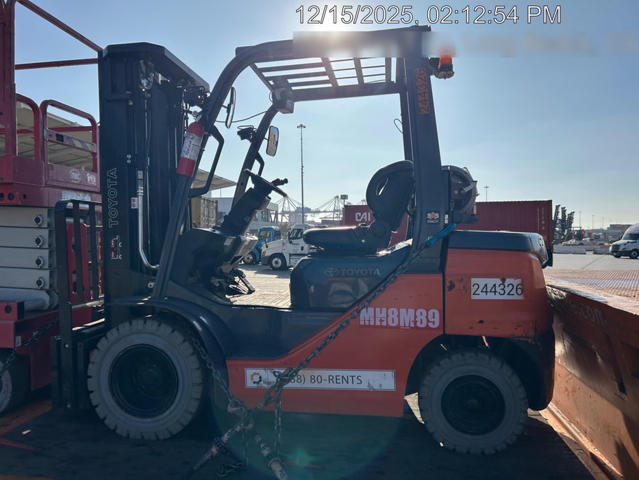 2022 TOYOTA 8FGU25 LP w/ Scale