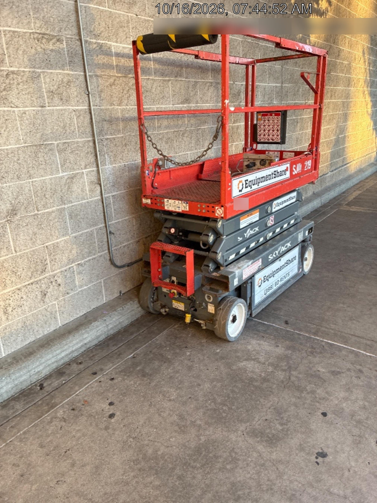 2019 Skyjack SJIII-3219 Standard w/Trojan Batteries