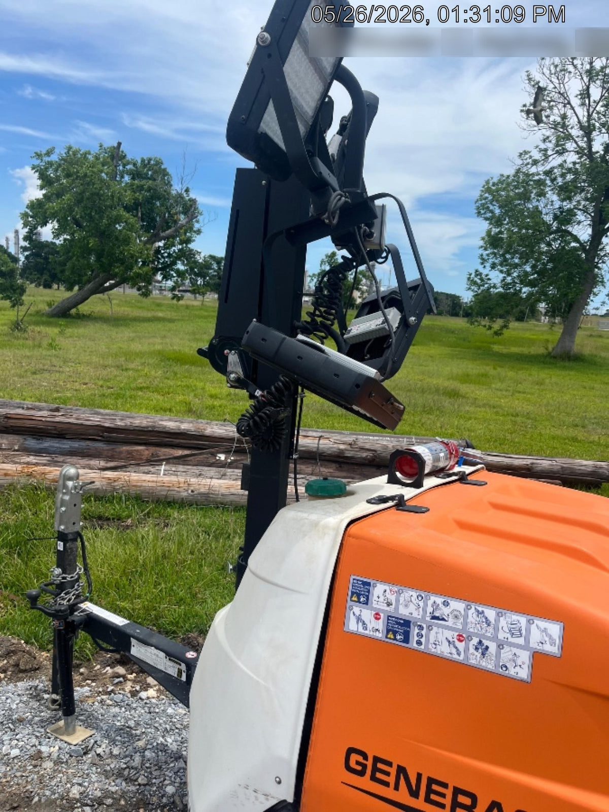 2025 Generac MLTS-4 Diesel, Mitsubishi L2E, 7.1 hp @1800 rpm, Flex Switch 120V Input, Powerzone Controller, (4) 320W LED Lights, 4kW Generator, 39.9 Gal Fuel Tank, 2" Ball