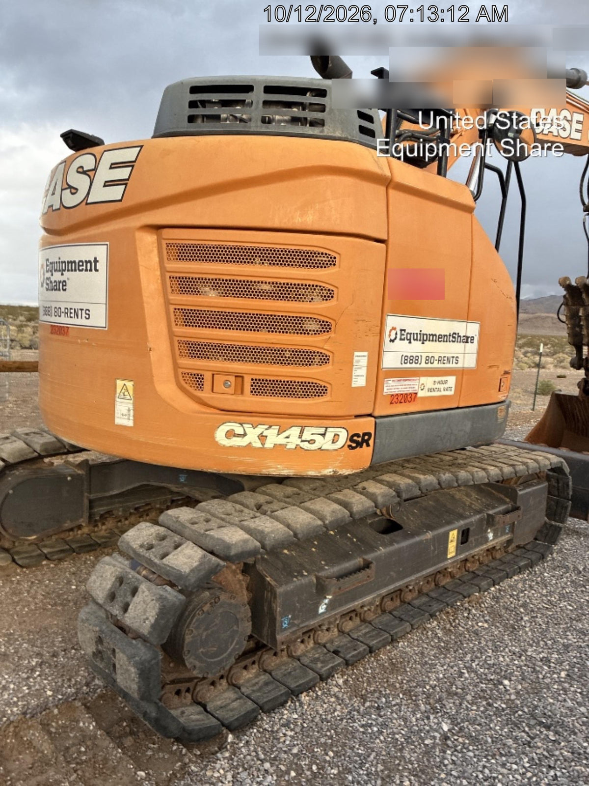 2022 CASE CX145D SR