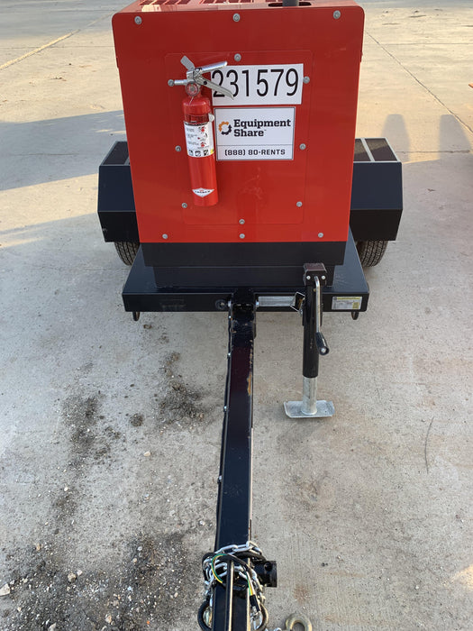 2022 Shindaiwa DGW400MDL Kubota D902 Engine, 23 HP, Dual Op Welder, Wire, Arc, Droop Stick, Tig, and CC Stick Functionality, Simulphase, 3 Phase and 1 Phase Gen Output, Single Axle NB Trlr, Slr Trckl Chrg 12V 12W, Fire Ext