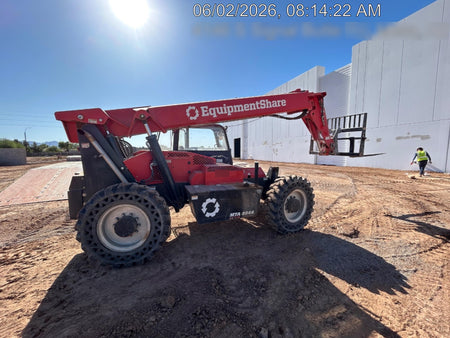 2019 Manitou MTA8044 74hp T4F, Cab/Heat/Air, Cab and Boom LED work lights, Auxiliary Hydraulics, Solid Tires, Amber strobe, Lift Hook 66" Carriage, 60" Forks