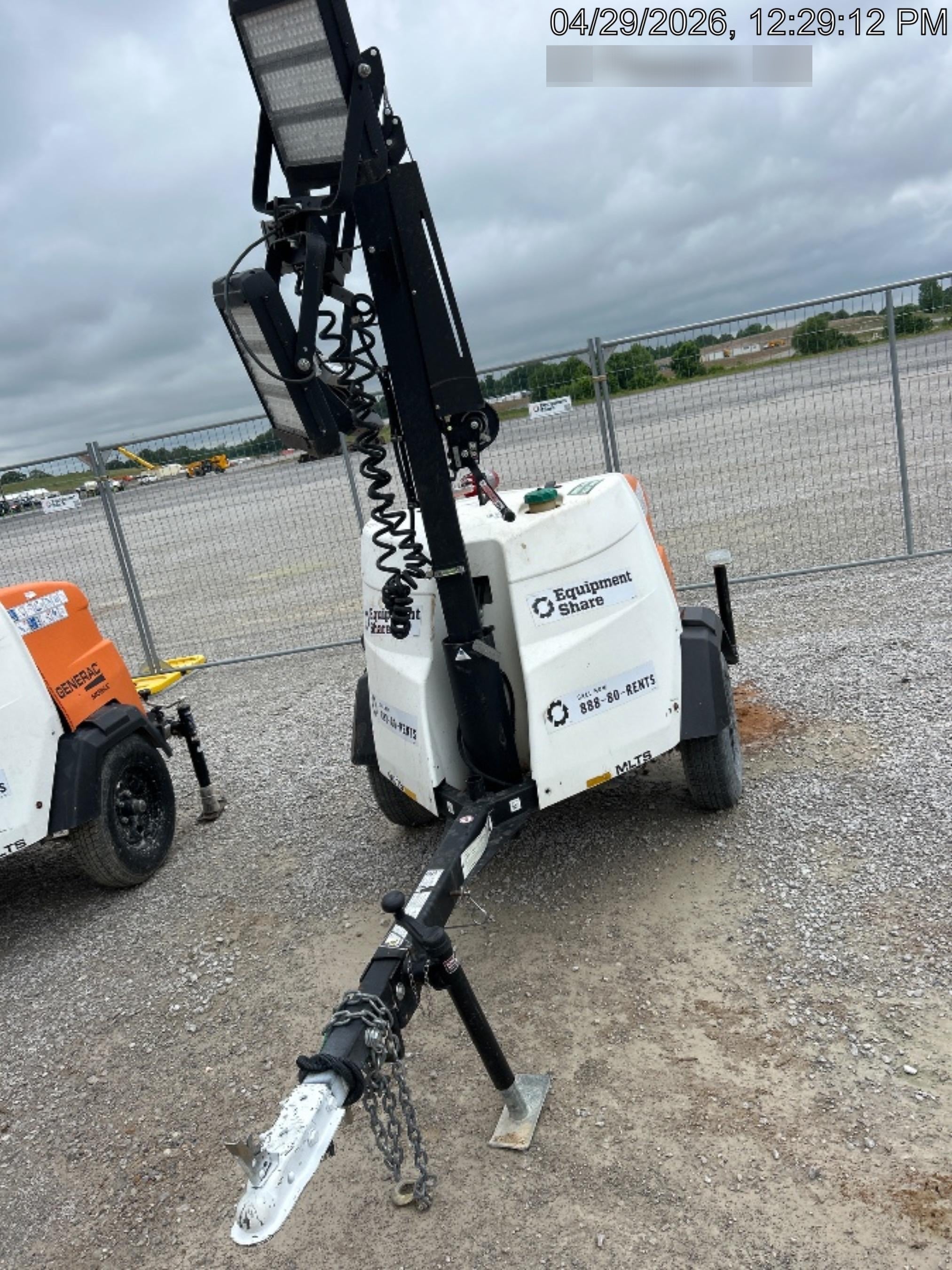 2023 Generac MLT2 Diesel, Flex Switch 120V Input, Powerzone Controller, (4) 320W LED Lights, 4kW Generator, 39.9 Gal Fuel Tank, 2" Ball, T3