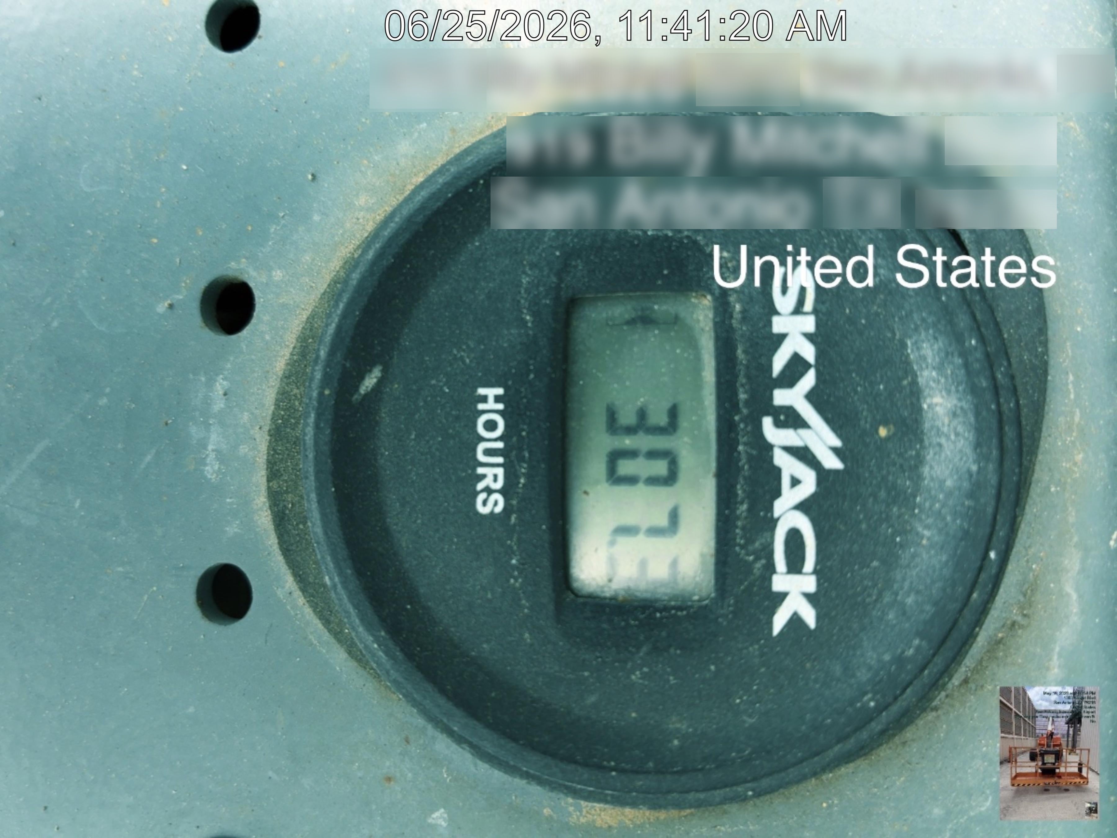 2019 Skyjack SJIII-3219 Standard Options, Trojan Batteries