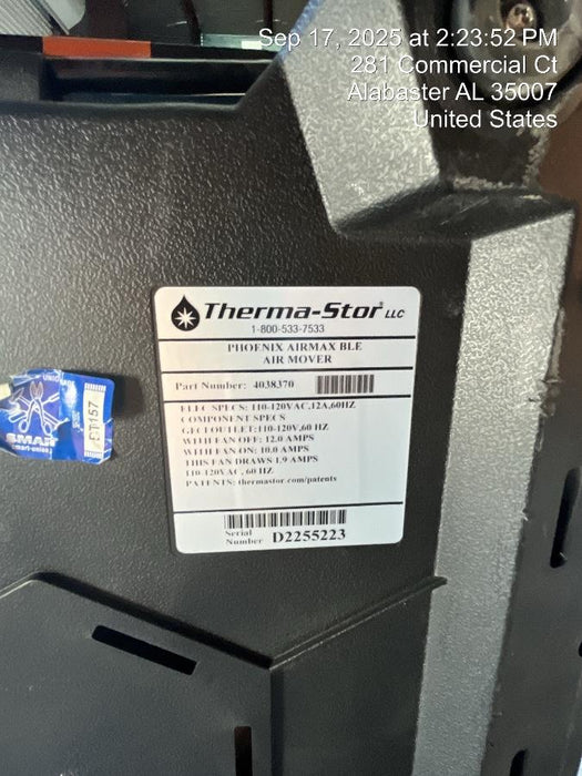 2022 PHOENIX AirMAX Radial Air Mover