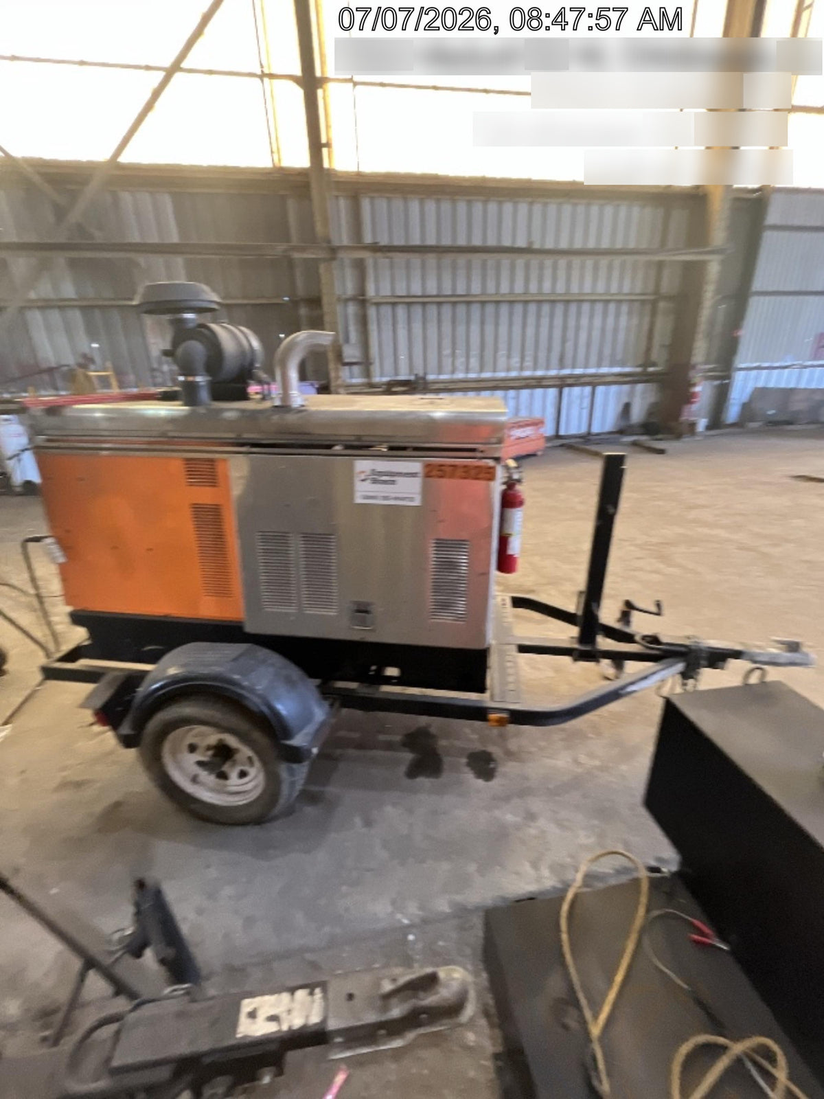 2022 Lincoln Electric Vantage 549X Crosslink Technology, Trailer Mounted, ES Decals, T3