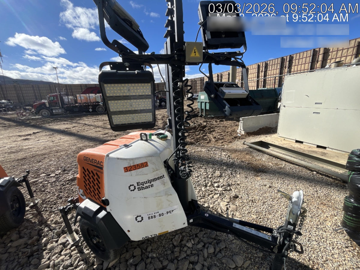 2023 Generac MLT2 Diesel, Flex Switch 120V Input, Powerzone Controller, (4) 320W LED Lights, 4kW Generator, 39.9 Gal Fuel Tank, 2" Ball, T3