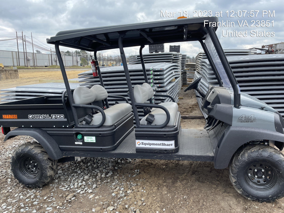 2023 Club Car CA1700D Canopy, Diesel, 4 Passenger