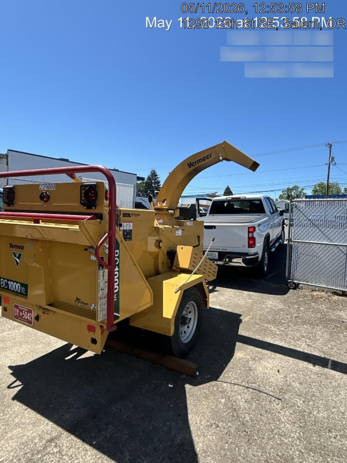 2022 VERMEER BC1000XL Diesel