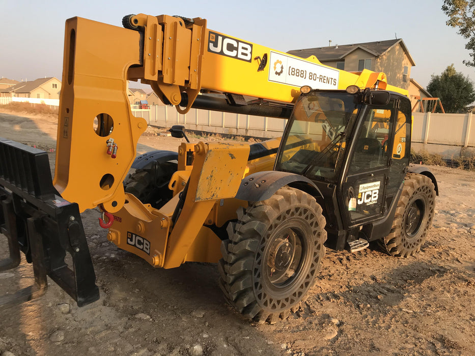 2020 JCB 510-56 Cab/Heat/Air, Solid Tires, Work Lights, Beacon, Aux Hydraulics, Back up Alarm, Lifting Eye, ES Decals