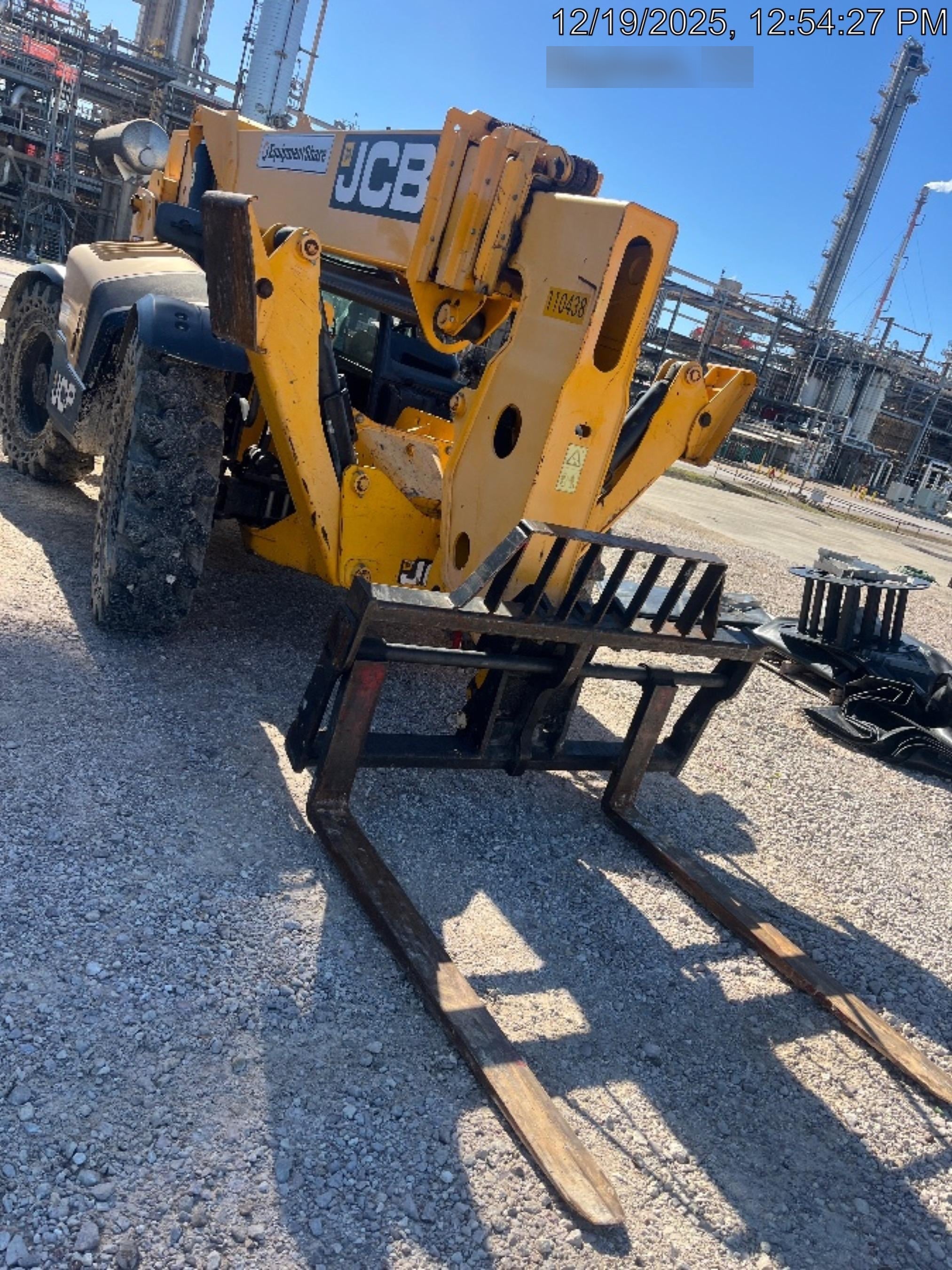 2020 JCB 510-56 Canopy, Solid Tires, Work Lights, Beacon, Aux Hydraulics, Back up Alarm, Lifting Eye, ES Decals