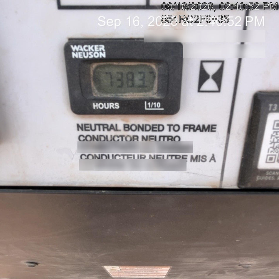 2018 Wacker Neuson LTV6L-MH Wacker Neuson LTV6L Mobile Light Tower w/Fuel Level Sensor Installed
