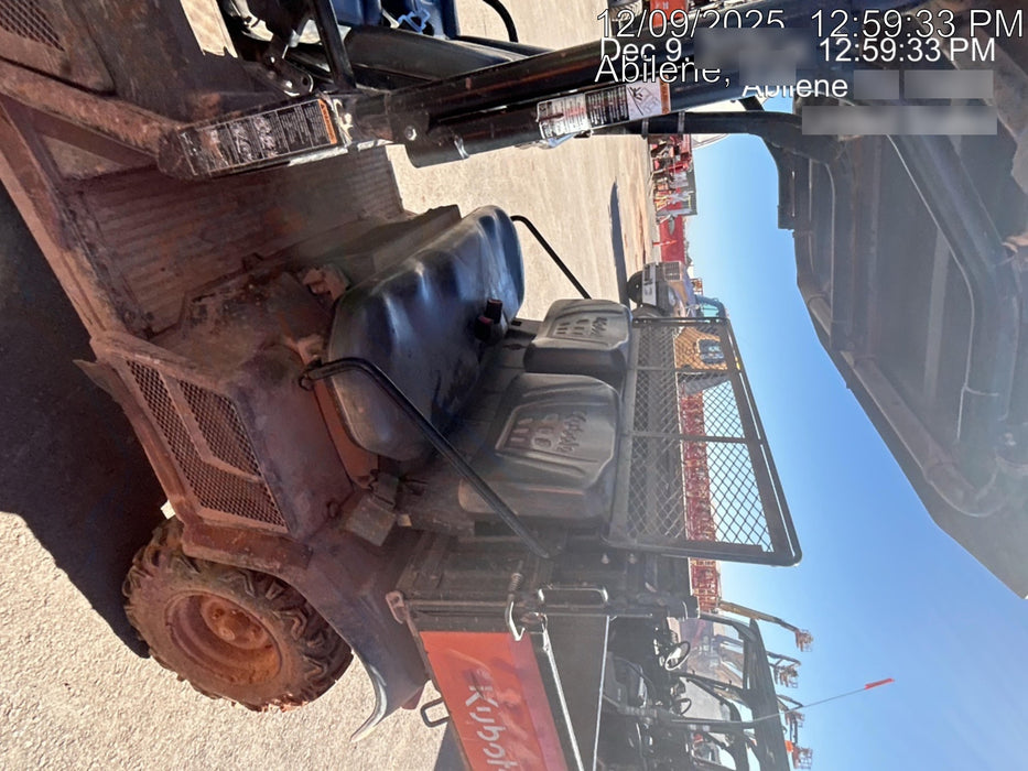 2022 Kubota RTV-X1140W-H Plastic Canopy, Windshield Acrylic Clear, LED Strobe Light, Wire Harness Kit, Back up Alarm