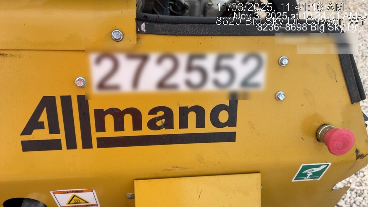 2022 Allmand NLV3GR (4) LED Light Fixture 350W, 23' Vertical Mast, 3kW Prime, Towable, ES Decals, T3 no