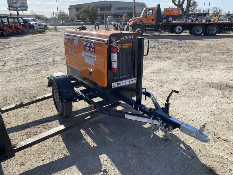 2022 Lincoln Electric LE400 Kubota V1505, Trlr, Cable Rack, Light Kit, ES Decals, T3