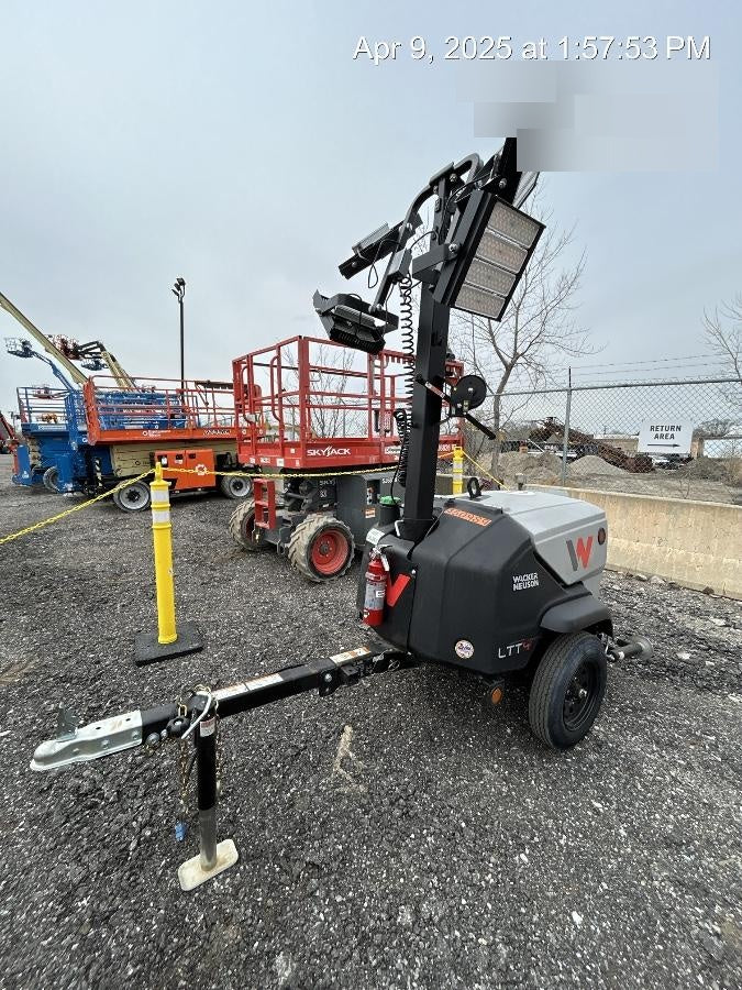 2024 Wacker Neuson LTT4 Diesel, Kohler KDW702, Deep Sea Controller, Auto Start, LED 320W, Bypass Outlet, T3