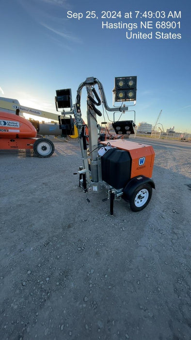 2024 Wanco WLTT-4MM4K Diesel, Deep Sea Controller, Shore Power Plug, Auto Start, (4) 350W LED Floodlights, 4kW Generator, 60 Gal Fuel Tank, 2" Ball, T3