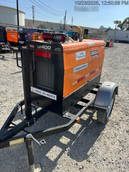 2022 Lincoln Electric LE400 Kubota V1505, Trlr, Cable Rack, Light Kit, ES Decals, T3