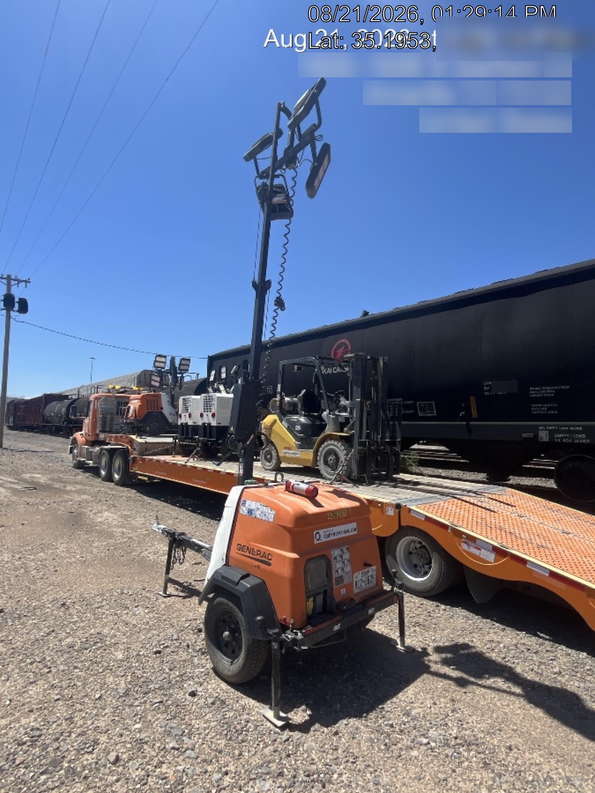 2024 Generac MLT2 Diesel, Flex Switch 120V Input, Powerzone Controller, 
(4) 320W LED Lights, 4kW Generator, 39.9 Gal Fuel Tank, 2" Ball, T3
