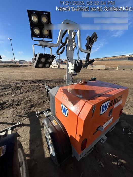 2024 Wanco WLTT-4MM4K Diesel, Deep Sea Controller, Shore Power Plug, Auto Start, (4) 350W LED Floodlights, 4kW Generator, 60 Gal Fuel Tank, 2" Ball, T3