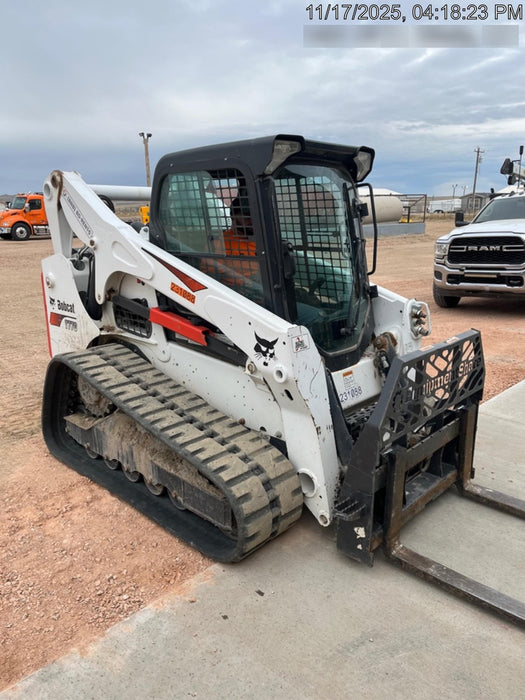 2022 Bobcat T770 92hp Doosan Diesel, Cab/Heat/Air, Rubber Tracks, Manual QC
