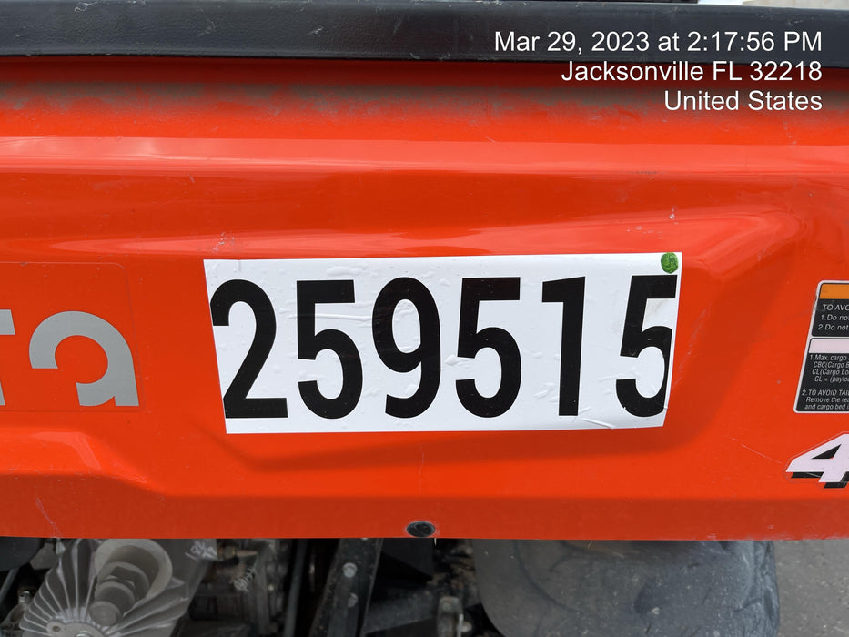 2022 KUBOTA RTV-X1140W-H (Canopy)