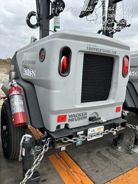 2024 Wacker Neuson LTT4 Diesel, Kohler KDW702, Deep Sea Controller, Auto Start, LED 320W, Bypass Outlet, T3