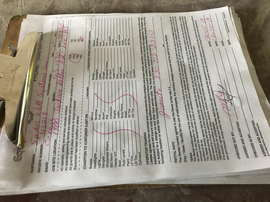 2019 Genie GS-1930 Fixed rails with chain Entry