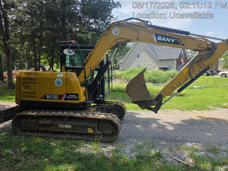 2020 Sany SY75C Rubber Hydraulic Excavator
