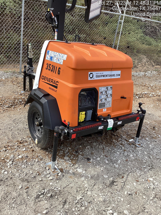 2023 Generac MLT2 Diesel, Flex Switch 120V Input, Powerzone Controller, (4) 320W LED Lights, 4kW Generator, 39.9 Gal Fuel Tank, 2" Ball, T3
