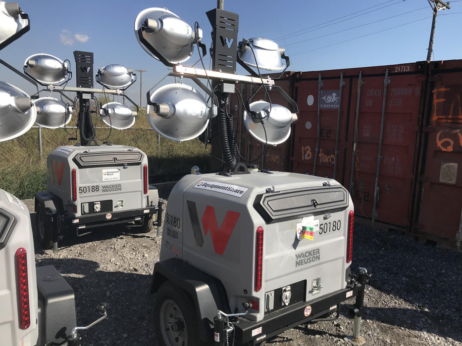 2019 Wacker Neuson LTV6L-MH Mobile Light Tower w/Fuel Level Sensor Installed
