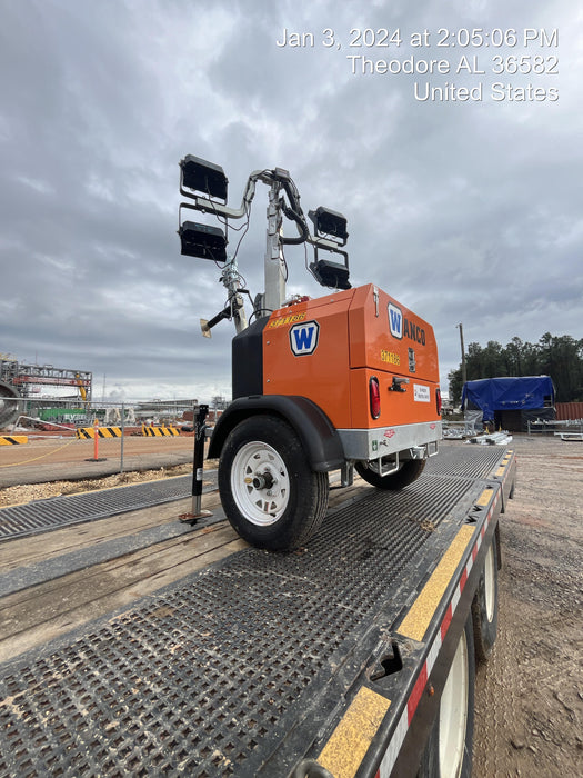 2023 Wanco WLTT-4MM4K Diesel, Deep Sea Controller, Shore Power Plug, Auto Start, (4) 350W LED Floodlights, 4kW Generator, 60 Gal Fuel Tank, 2" Ball, T3